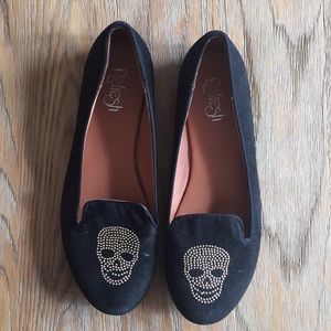 Skull Swede flats